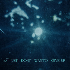 I just don't want to give up