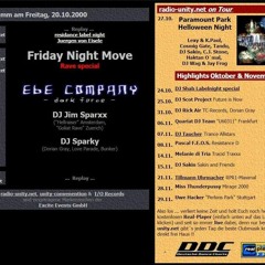 Jim Sparxx @ EBECompany Label Night on Radio-Unity (20.10.2000)