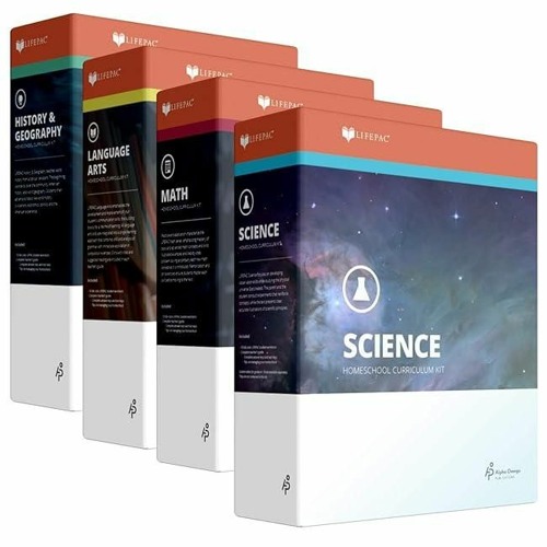 ✔Audiobook⚡️ Lifepac Grade 10 AOP 4-Subject Box Set (Math, Language, Science & History / Geogra