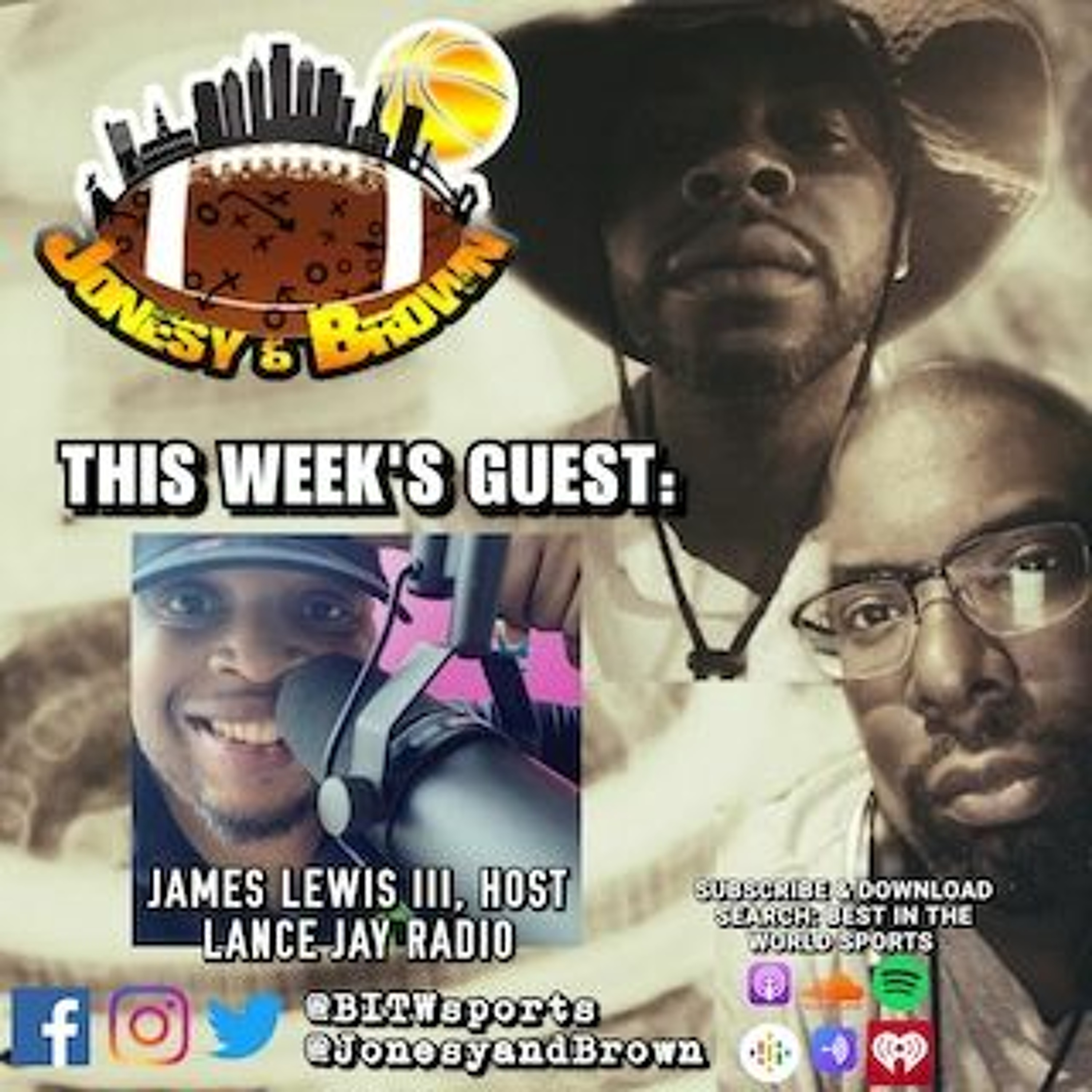 Jonesy & Brown Ep. 50: Eagles fall to WAS, Move onto Colts; Guest James Lewis, Lance Jay Radio episode artwork