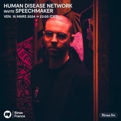 Human Disease Network invite Speechmaker - 15 Mars 2024