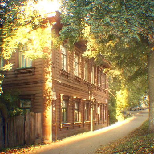 осенняя прогулка по району а потом по космосу