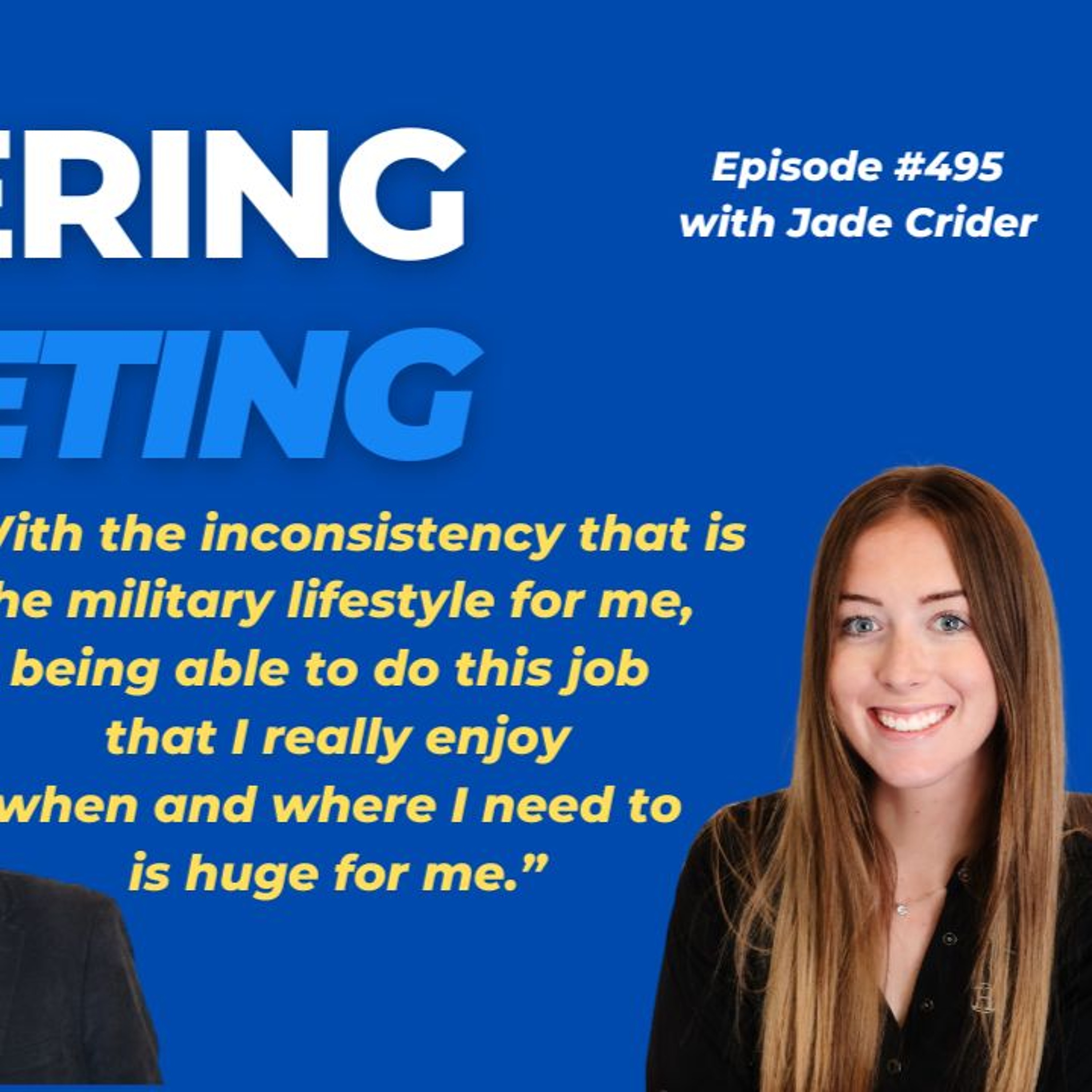 DMJ Ep 495 Jade Crider: How Flexibility is a Huge Component to her Job and How Much this Helps Her! episode artwork