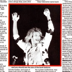 Van Halen's DLR Interviewed at US Festival, 29 May 1983