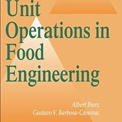 Unit Operations in Food Engineering (Food Preservation Technology) (English Edition) | PDFREE