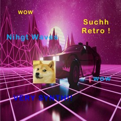 Neon Night Car Sky Drive Wave FM Synth Thing