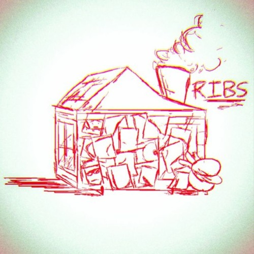 RIBS - it is a purple yellow red