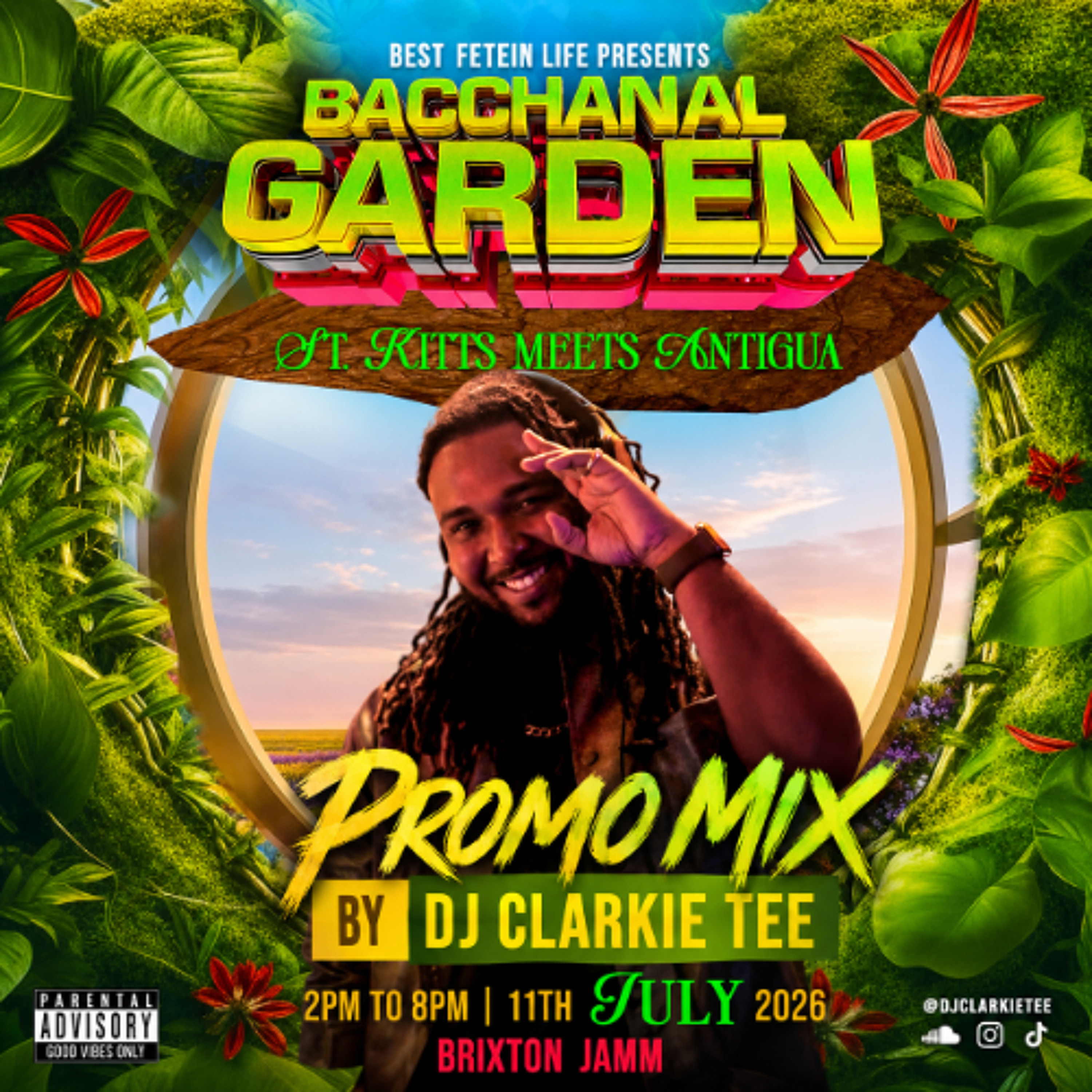 Bacchanal Garden: The Small Island Fete 🌴 | The Official Promo Mix | Mixed By DJ Clarkie Tee episode artwork