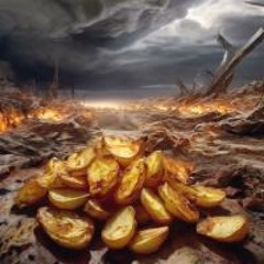 Пожарил картошку