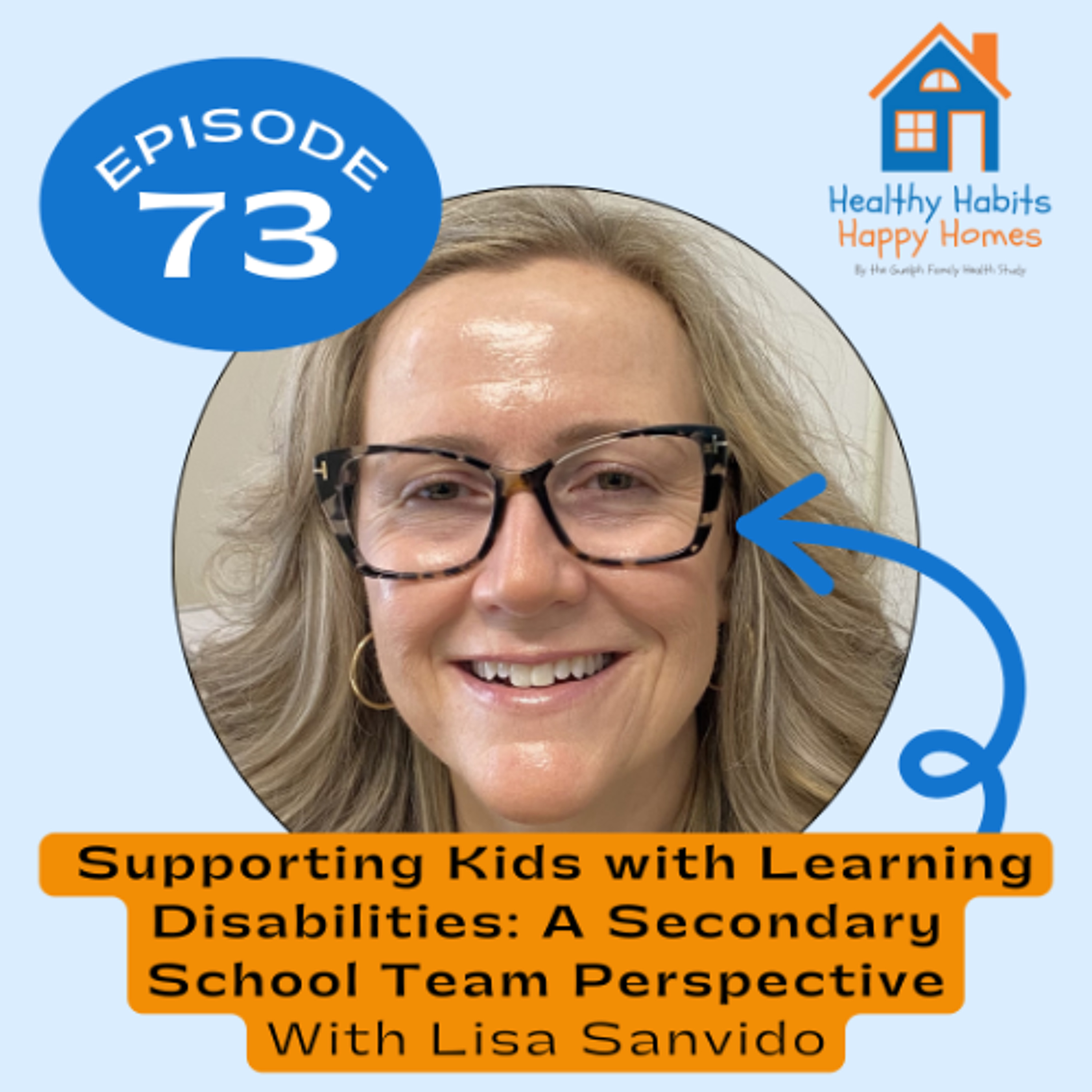 Episode 73: Supporting Kids with Learning Disabilities: A Secondary School Team Perspective with Lisa Sanvido