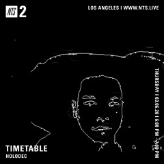 NTS - Timetable w Holodec - March 2020