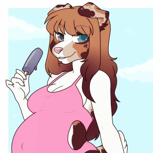 Pregnant furry art