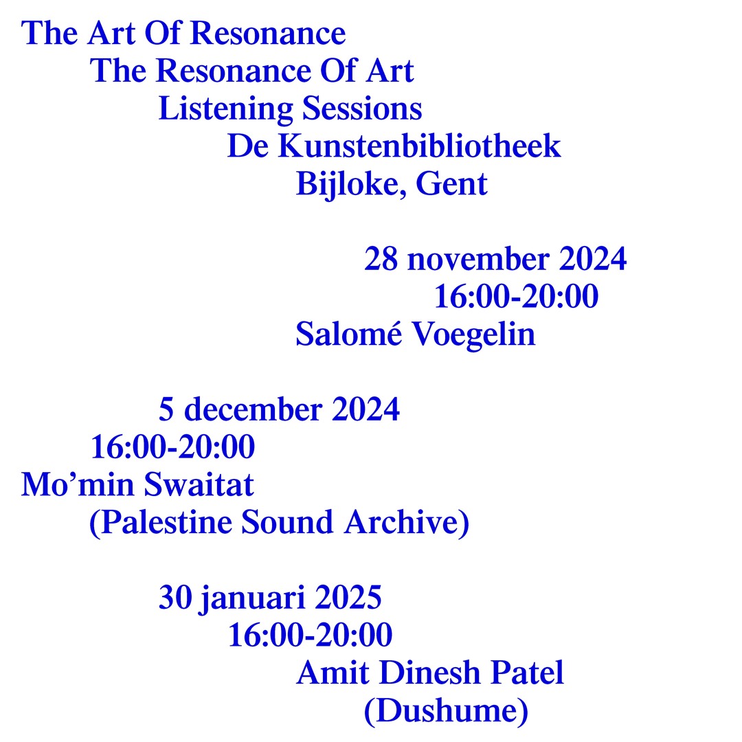 Luistersessie Dushume - The Art of Resonance