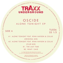 TU026 // Oscide - Alone Tonight EP