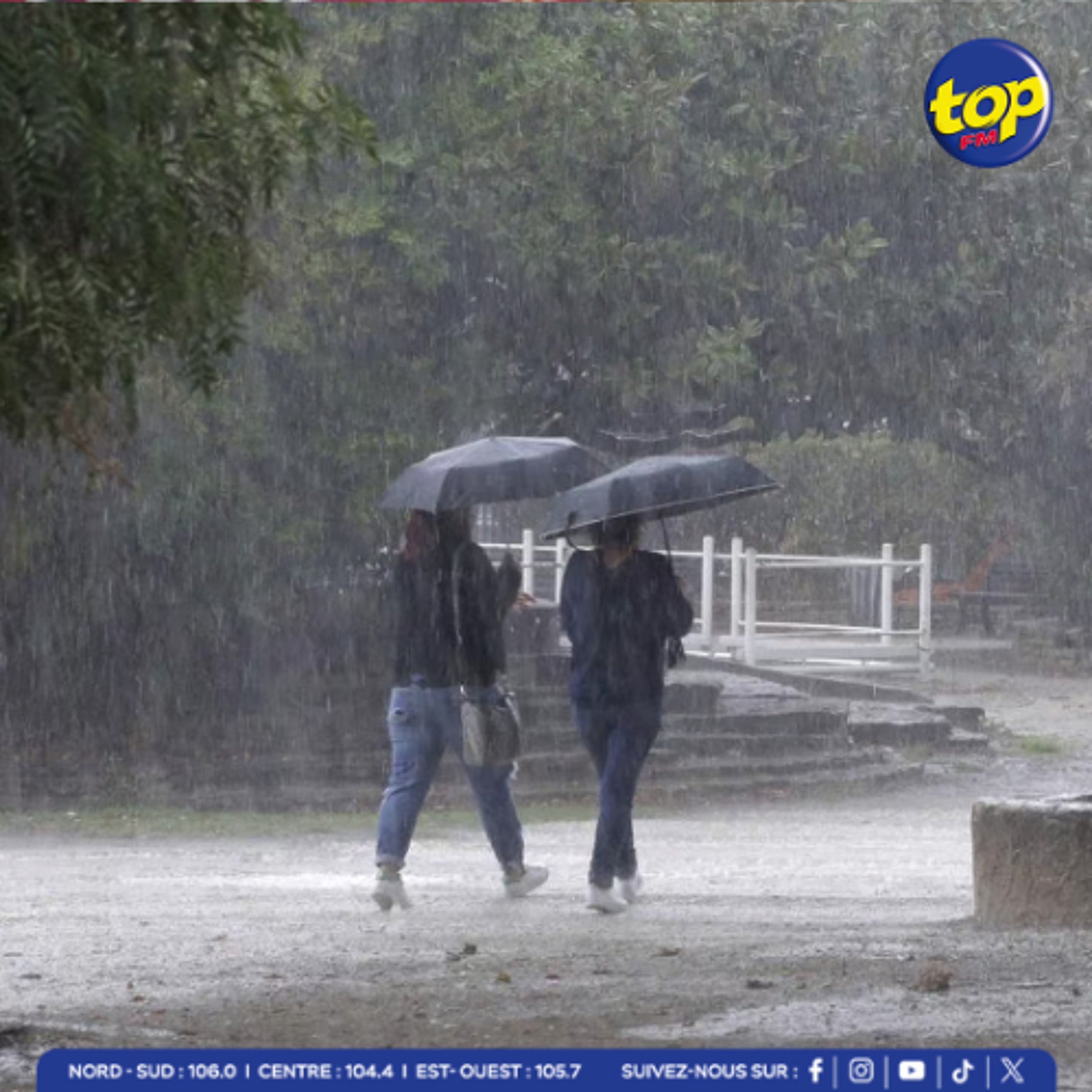 Météo : Une veille de fortes pluies est en vigueur à Maurice, valable jusqu'à 19h00