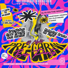 FORTYNINENIGHTS PRE CARNIVAL BUS PARTY | @COURTENAYCOURTS | SOCA SET 22.08.2025 🥵🥵 | LIVE AUDIO | WORKOUT