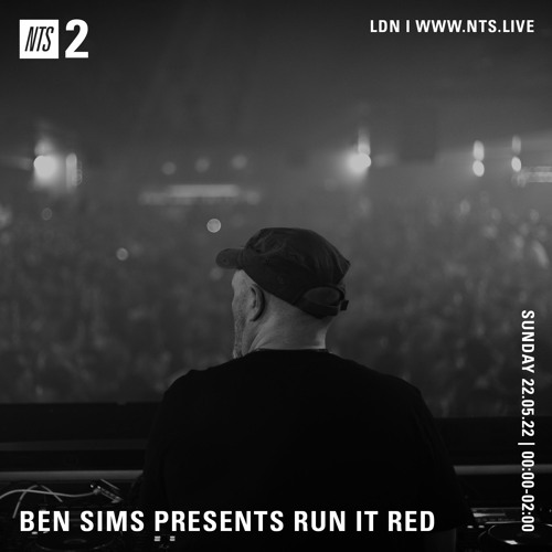 BEN SIMS Pres RUN IT RED 89. May 2022
