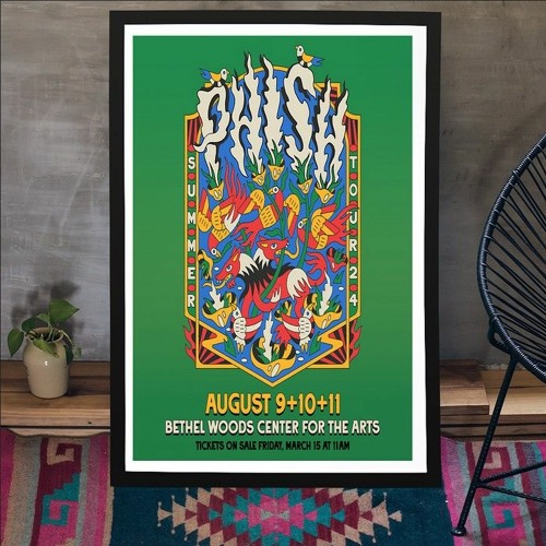 Stream Phish Bethel Woods Center For The Arts Bethel NY 8/98/11/2024