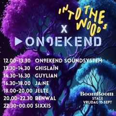 Into the Woods x ON9EKEND 2023 - BoomBoom Stage