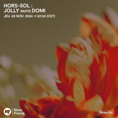 HORS-SOL : Jolly invite Domi - 28 Novembre 2024