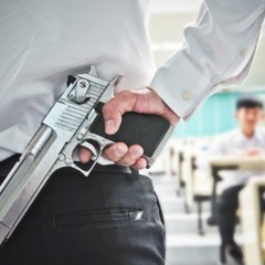 Gun 2 School (Purple Lamborghini)