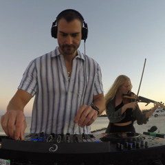 Sunset Beach House Music Mix - Live Violin & DJ House Set | Codezero x Violuna