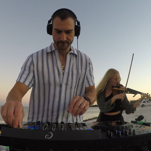 Sunset Beach House Music Mix - Live Violin & DJ House Set | Codezero x Violuna