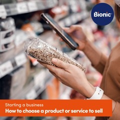 How to choose a product or service to sell