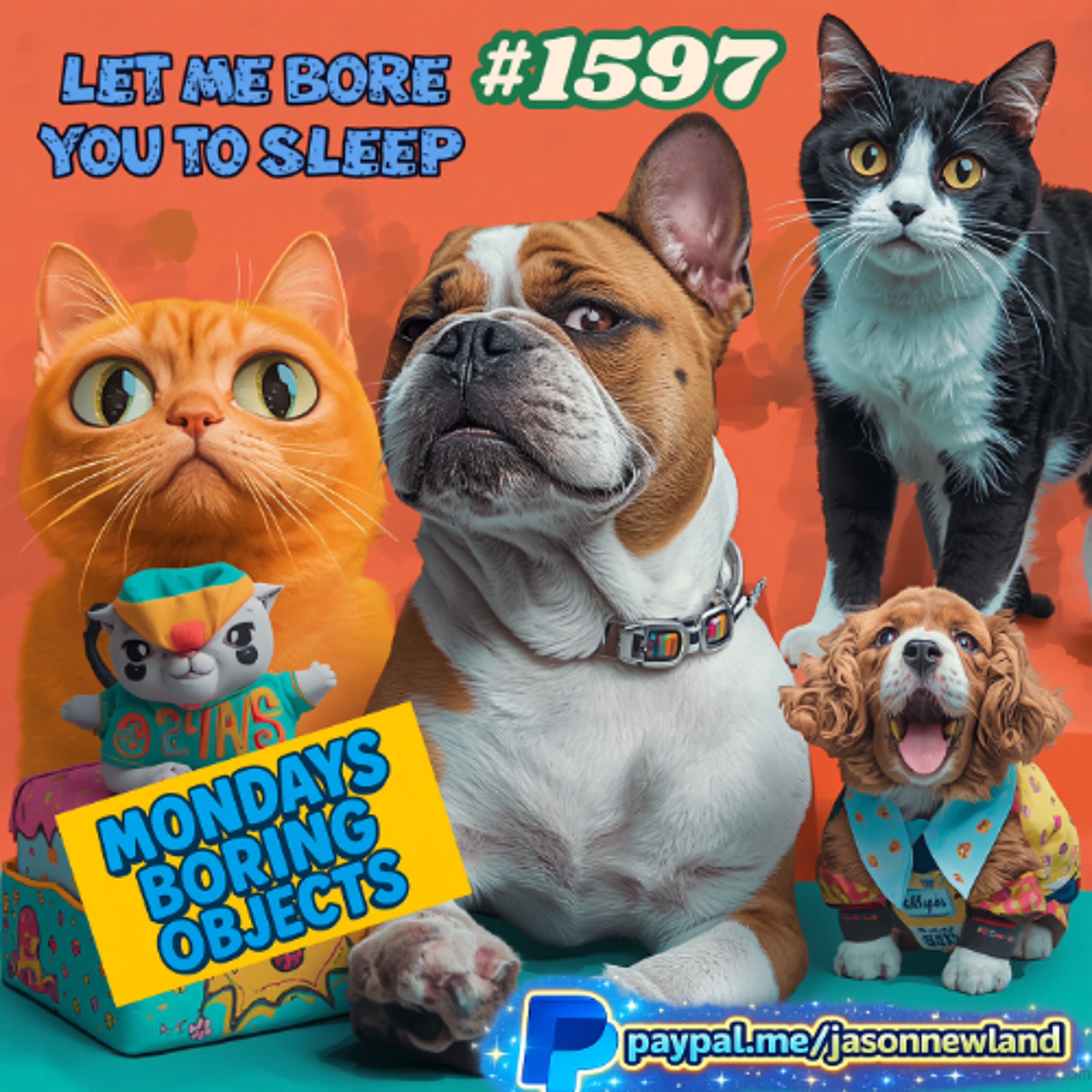 (Long  Music) Monday’s Boring Objects  #1597 Let me bore you to sleep  Jason Newland  20th April 2026