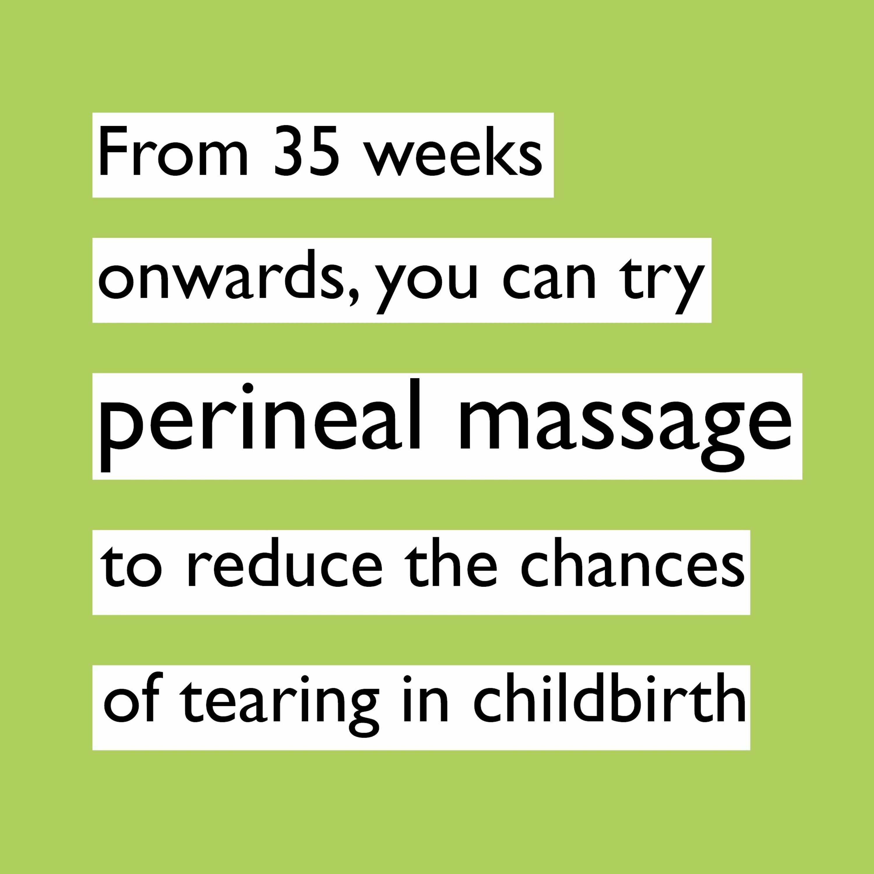 Perineal tears during childbirth - what you need to know during pregnancy