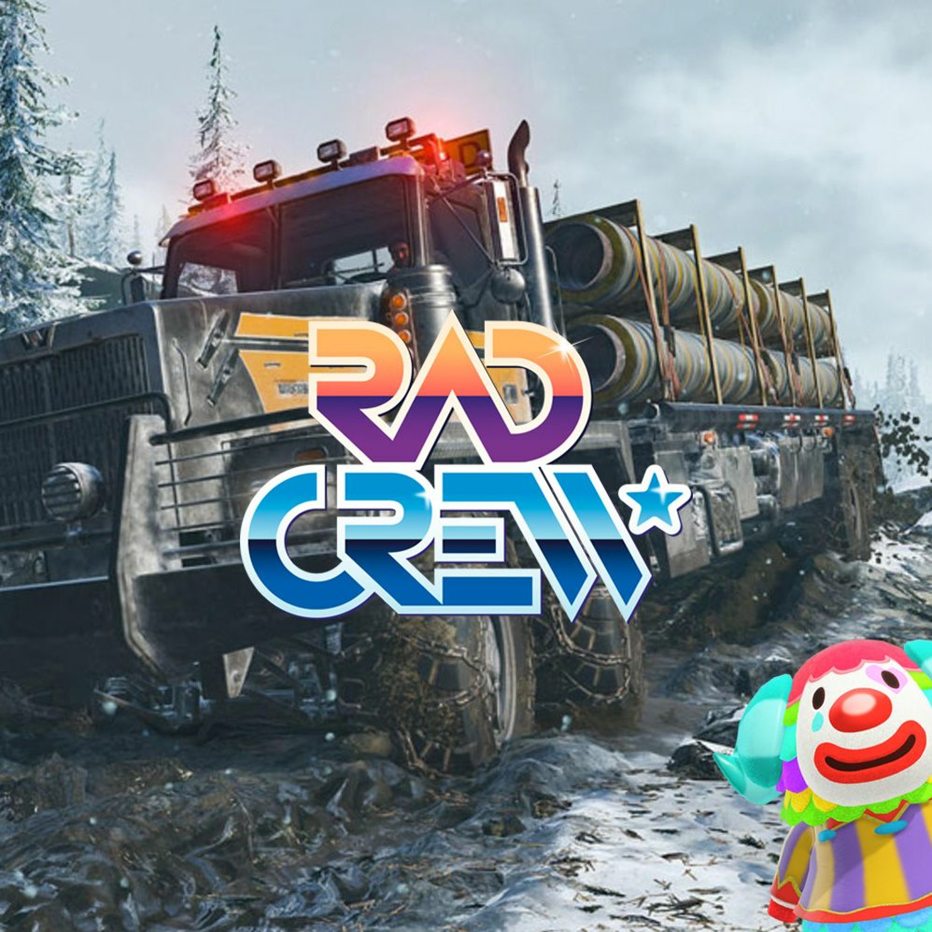 Rad Crew S19E17: Snowrunner og naboer til besvær i Animal Crossing episode artwork