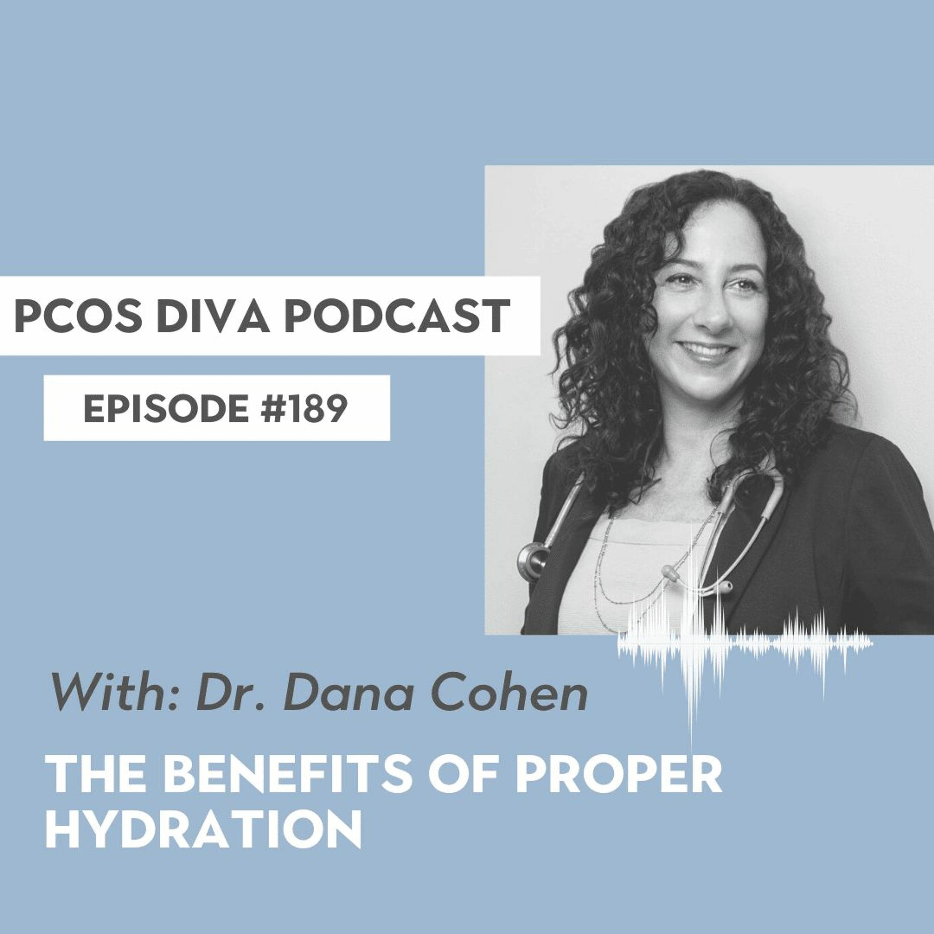 cover of episode 189- The Benefits of Proper Hydration