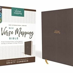|+ NIV, Verse Mapping Bible, Cloth over Board, Gray, Comfort Print, Find Connections in Scriptu