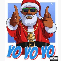 Santa With Me Toting Poles