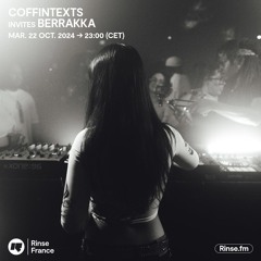 Coffintexts INVITES BERRAKKA - 22 Octobre 2024