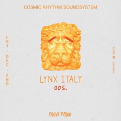 LYNX Italy 005 - Cosmic Rhythm Soundsystem