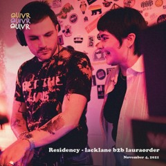 Residency - lacklane b2b lauraorder | QUIVR | 04-11-21