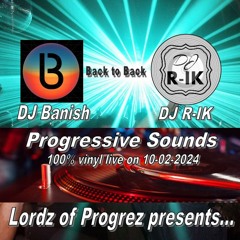 Progressive Vinyl set Banish vs R-IK b2b live @ Lordz of Progrez 10-02-2024