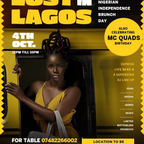LOST IN LAGOS OFFICIAL MIX(NIGERIAN IND. BRUNCH DAY PARTY)4TH 0CT
