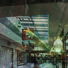 ghosts in an empty large shopping facility