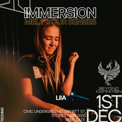 LIIA B2B LeStrange @ Immersion supporting Sam WOLFE 1.12.23 (snippet before recording failed)