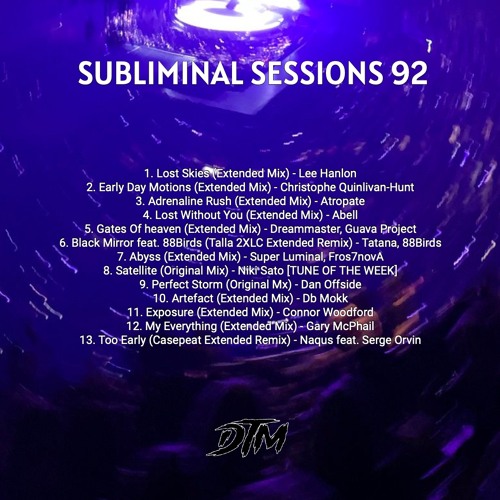 Subliminal Sessions 92