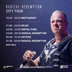 Radical redemption city tour DJ set