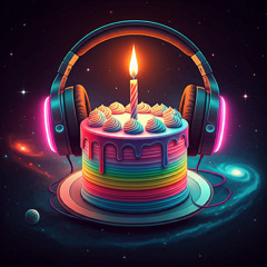 PSYCHADELIC BIRTHDAY CAKE #2