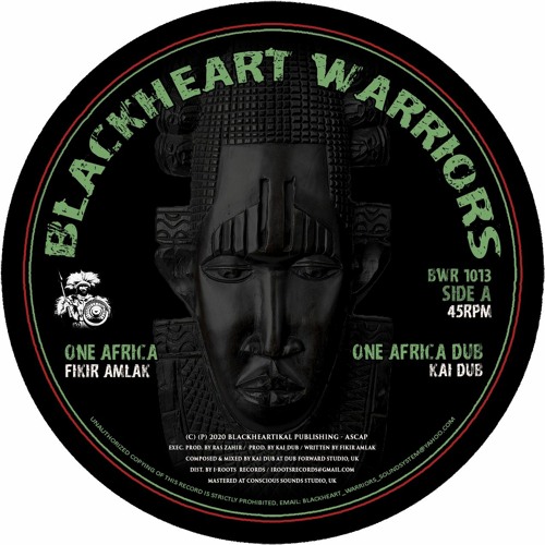 BWR-1013 Fikir Amlak mts Kai Dub - One Africa + Three Wicked Men - 10'' PROMO