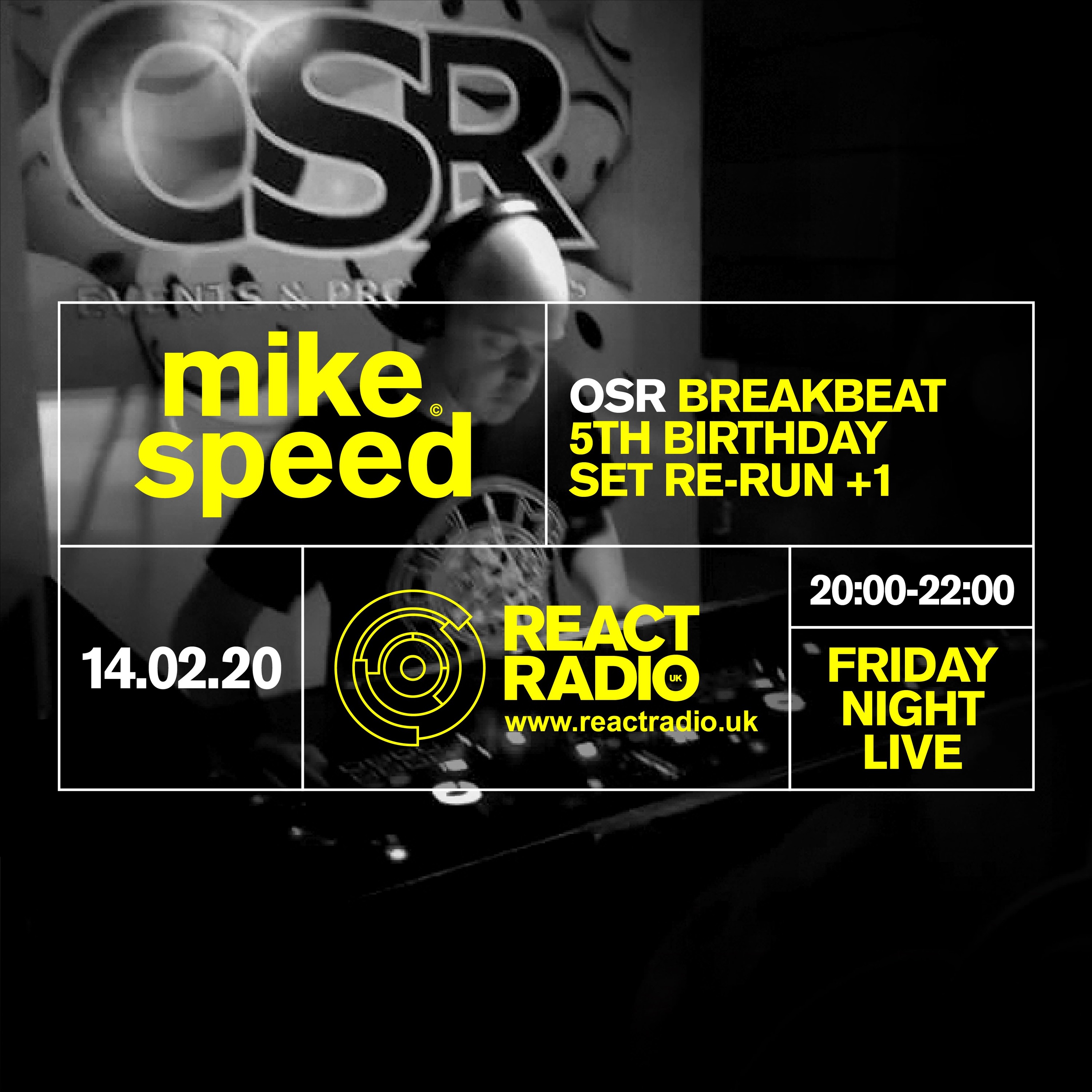 Mike Speed | React Radio UK Show | www.reactradio.uk | Underground & Oldskool Beats