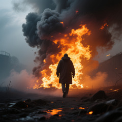 Through smoke and fire I walk alone.