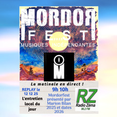 L'entretien local du jour (12 12 25) - Mordorfest bilan et dates 2026 par Marion