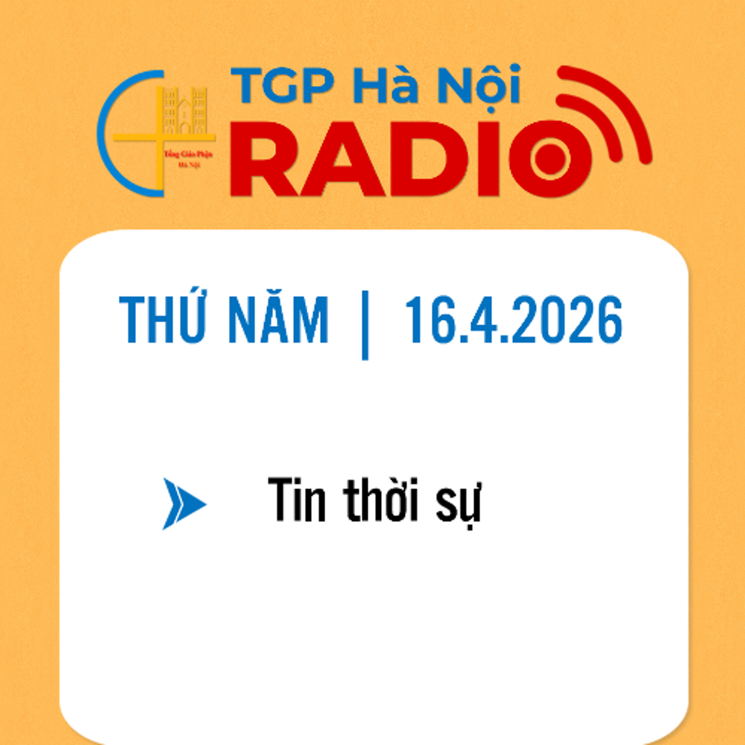 Thứ Năm ngày 16/4/2026