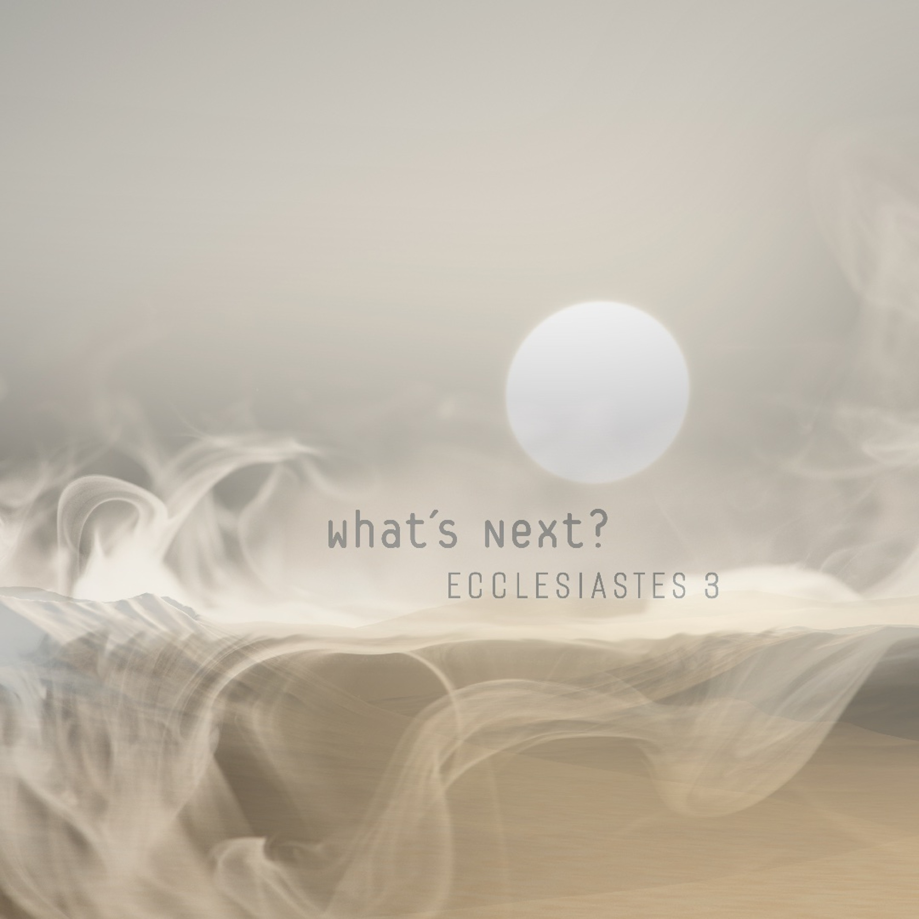 Sermon: "What's Next" // Ecclesiastes 3 episode artwork